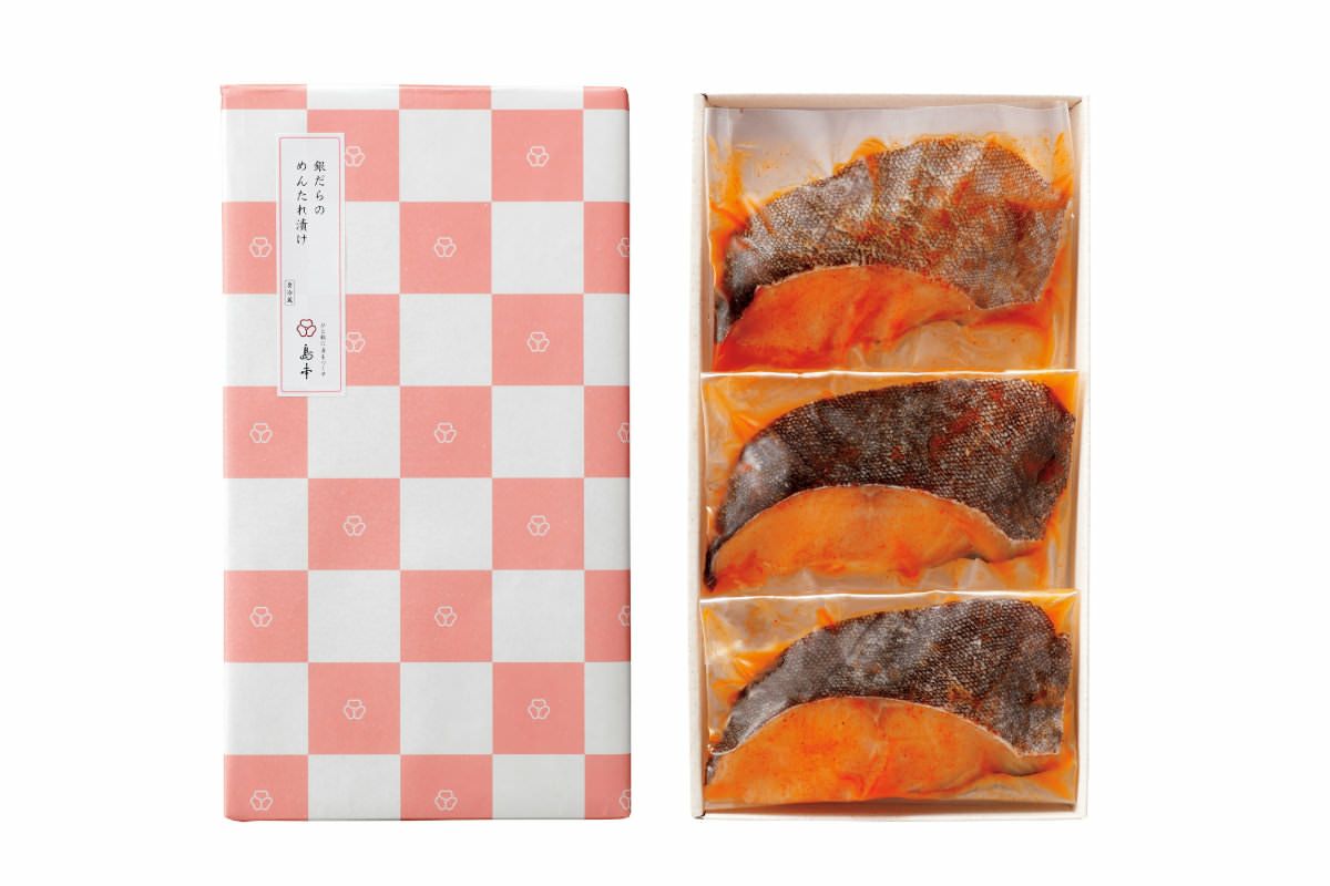 【冷凍】銀だらのめんたれ漬け３切入