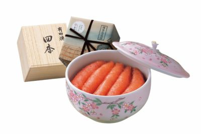 有田焼 四季（しだれ桜）辛子明太子
