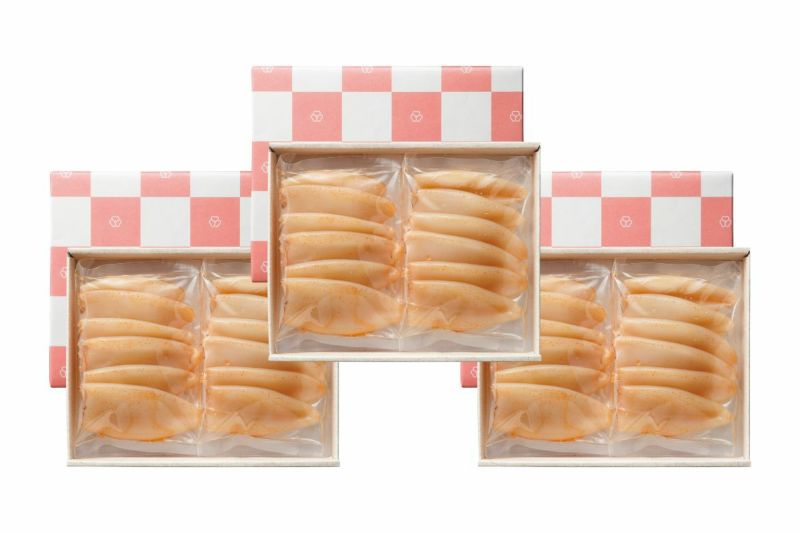 ミニイカのめんたれ漬け柚子胡椒風味　3箱セット