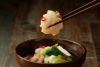 島本 希少黒毛和牛使用もつ鍋九州醤油味（2人前）3個セット
