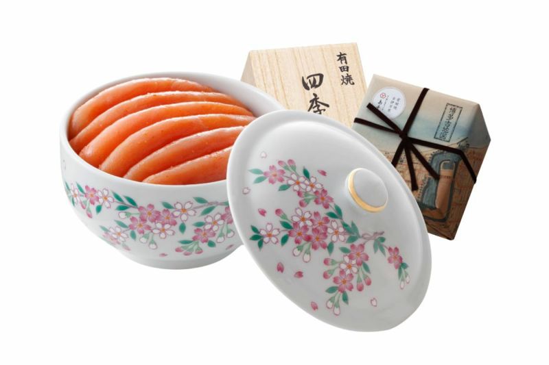 有田焼 四季しだれ桜（白色） 辛子明太子