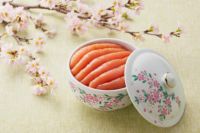 有田焼 四季しだれ桜（白色） 辛子明太子