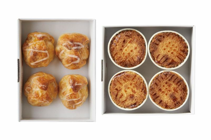  山鹿和栗の焼き菓子セット〈ガレット・和栗パイ 各4個入〉